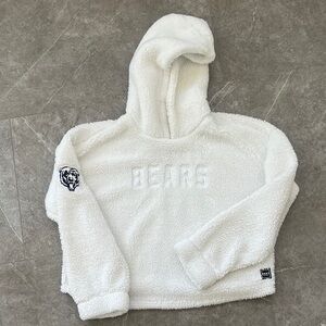 DKNY White Fleece Hoodie